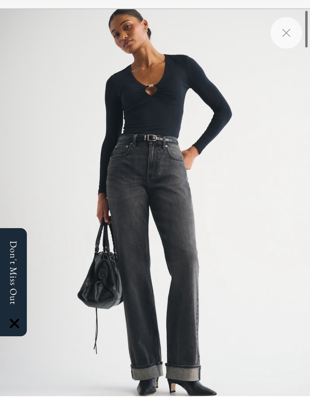 Abercrombie & Fitch The 90s Relaxed High Rise Jean